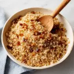 Homemade bread and crumbs