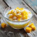 Recipe card photo of mango sago