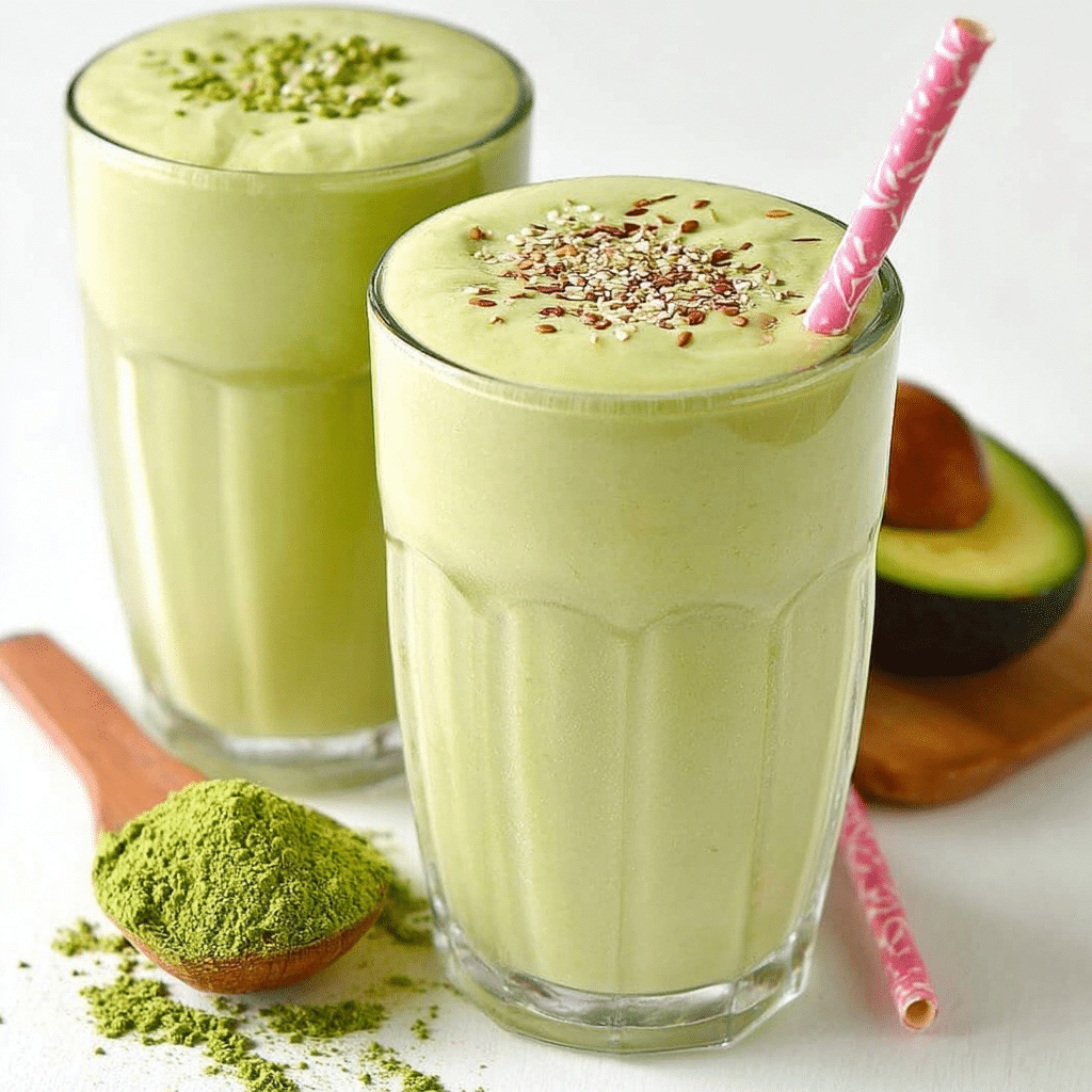 Keto Matcha Smoothie: The Best Fat-Burning Low-Carb Breakfast Drink 18 Keto matcha smoothie with creamy green texture in tall glasses