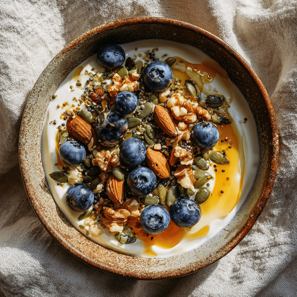 Greek Yogurt Bowl with Nuts and Seeds: Quick & Delicious Ideas 17 greek yogurt bowl with nuts and seeds