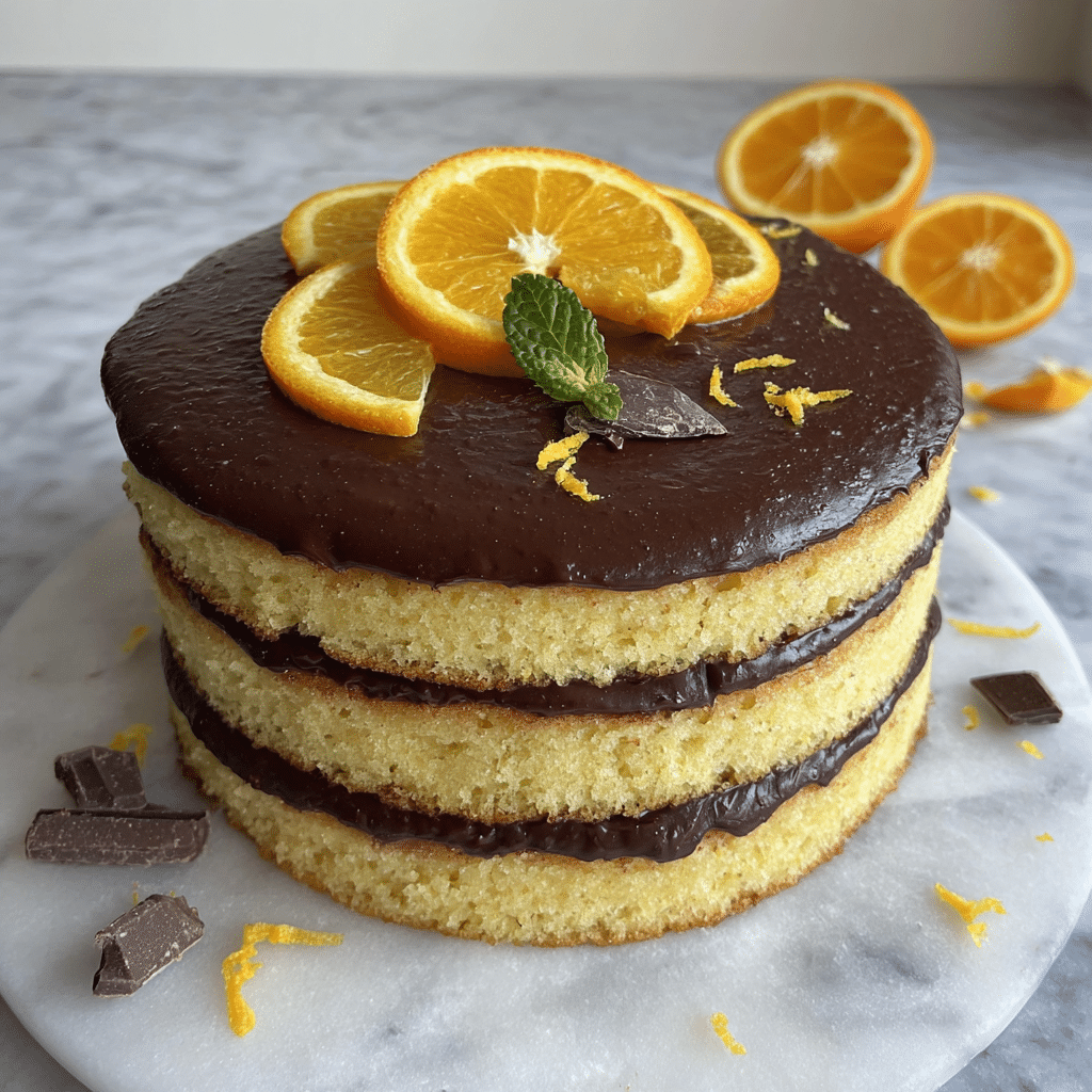 Orange Cake with Chocolate Ganache: Bold Flavor, Easy Layers