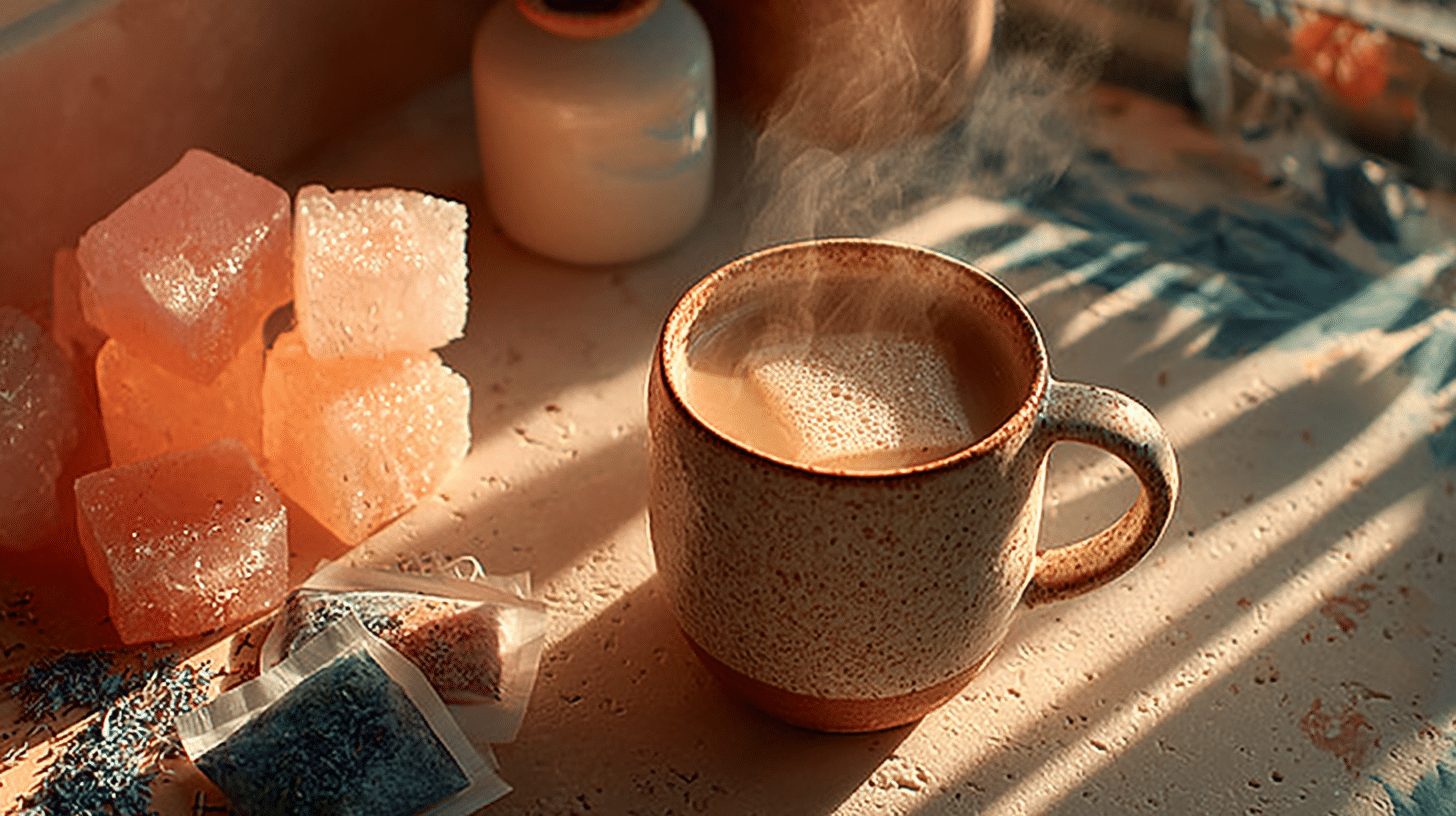 Bariatric Gelatin Bedtime Recipe: A Soothing Snack That Curbs Late Cravings 15 Bariatric gelatin bedtime recipe warm drink on counter