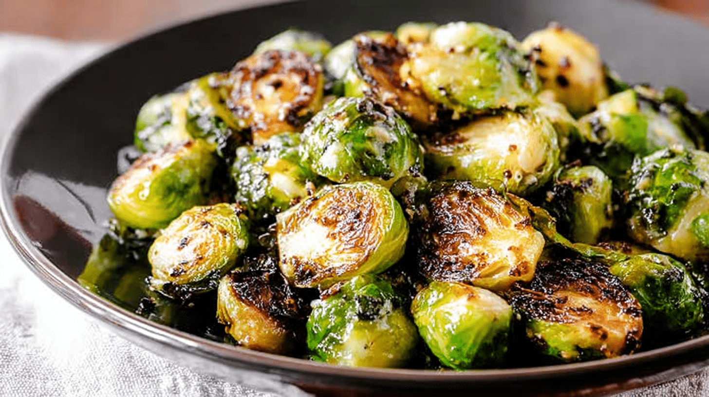 Brussels Cabbage Recipe: Crispy, Cheesy & Oven-Roasted Perfection 15 Crispy roasted Brussels cabbage recipe with garlic and cheese