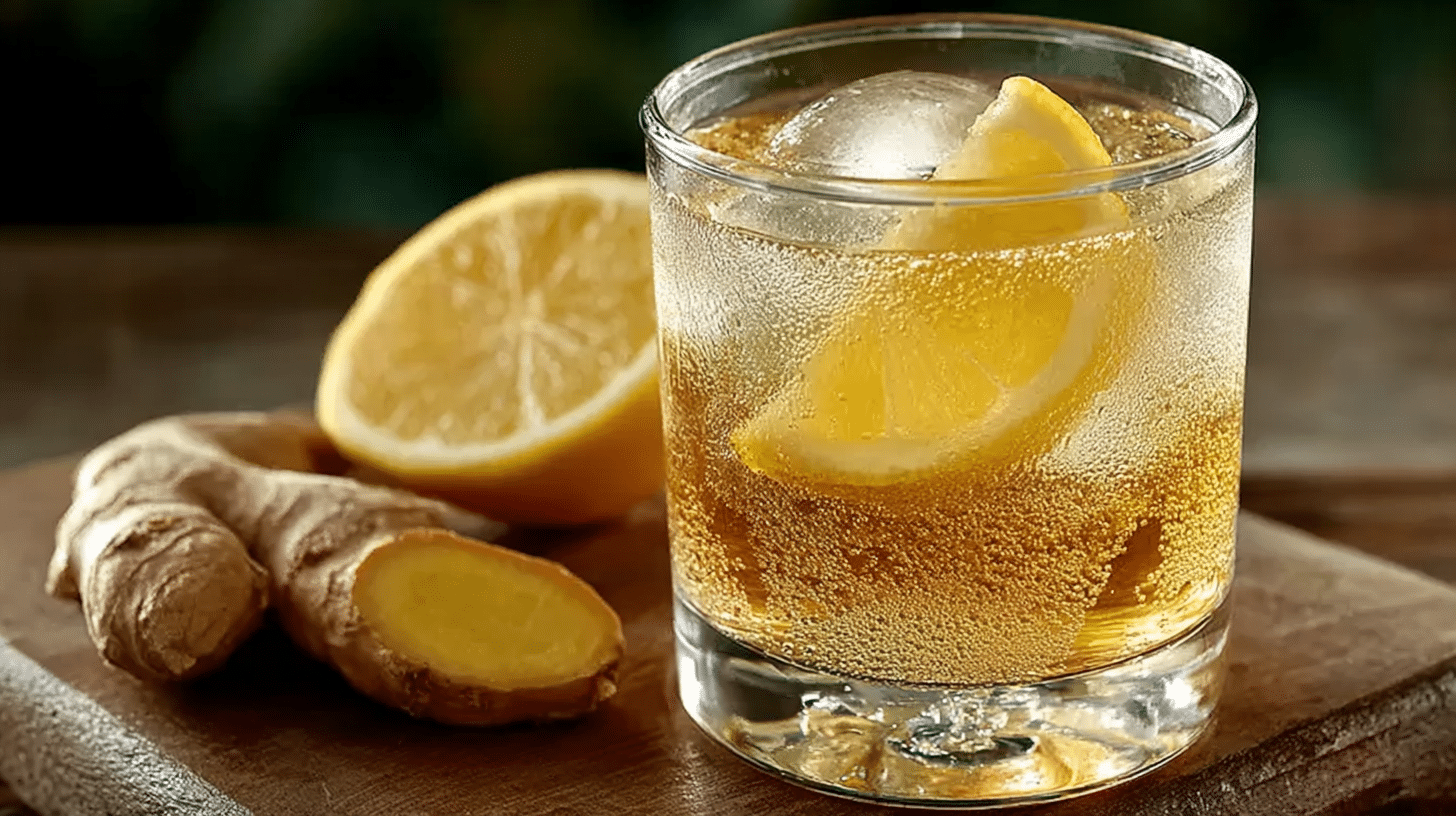 Natural Mounjaro Recipe: A Powerful Homemade Wellness Drink You Can Make in 5 Minutes 16 Glass of Natural Mounjaro Recipe with lemon and ginger