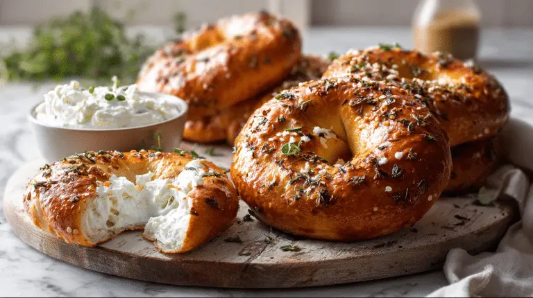 21 Yogurt Bagel Recipes: Easy, High-Protein & No Yeast 6 garlic herb yogurt bagels