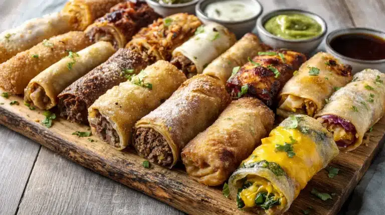 Skip boring appetizers. These 13 game day egg rolls feature bold flavors—Philly cheesesteak, Big Mac, crawfish, taco—all shatteringly crispy and ready fast.
