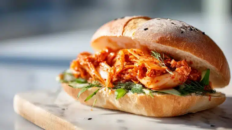 Recipes With Kimchi 7 kimchi sandwich featured