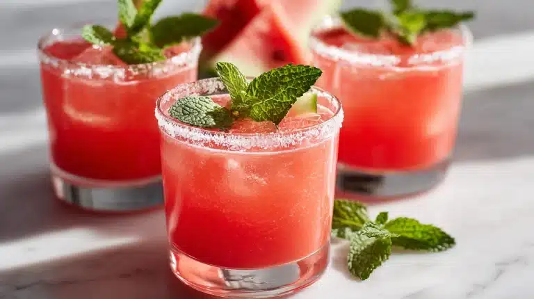 Best Watermelon Recipes: 10 Cool Summer Drinks & Treats 4 watermelon lemonade featured