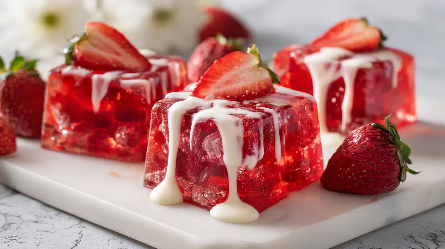 The High-Protein Bariatric Gelatin Snack You Actually Want to Eat 16 High-protein bariatric gelatin recipe ingredients in a glass dish