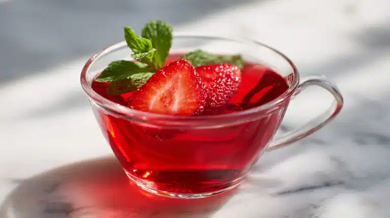Discover what is bariatric gelatin with this high protein strawberry snack